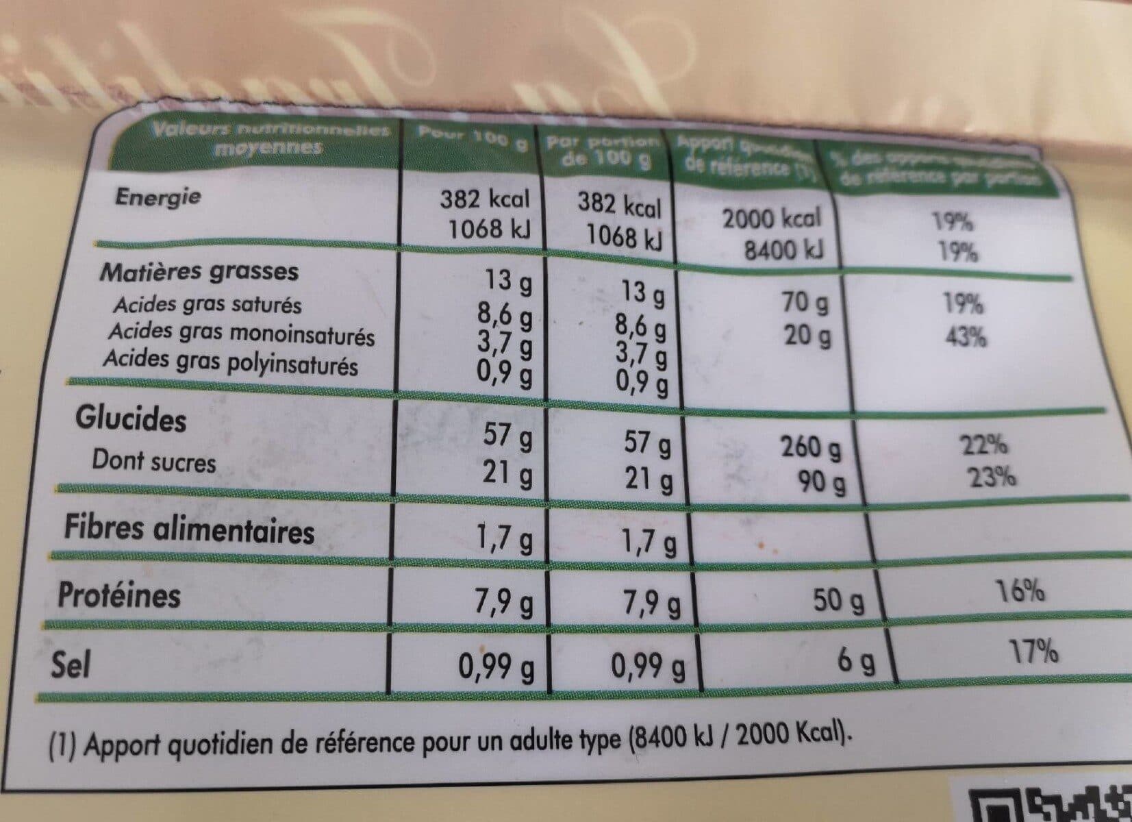 La Galette Luzacaise Galette charentaise nature à l'angélique packshot