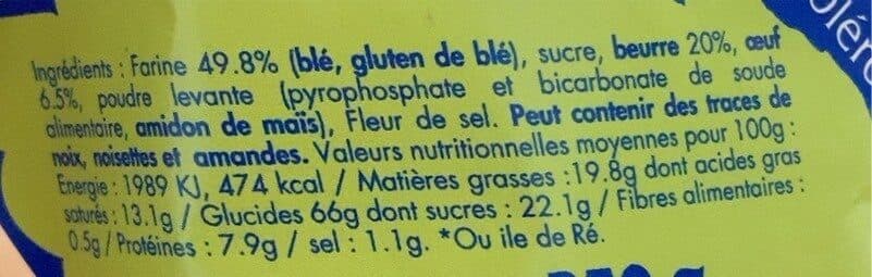 ETS MAGUIER Le sablé charentais packshot