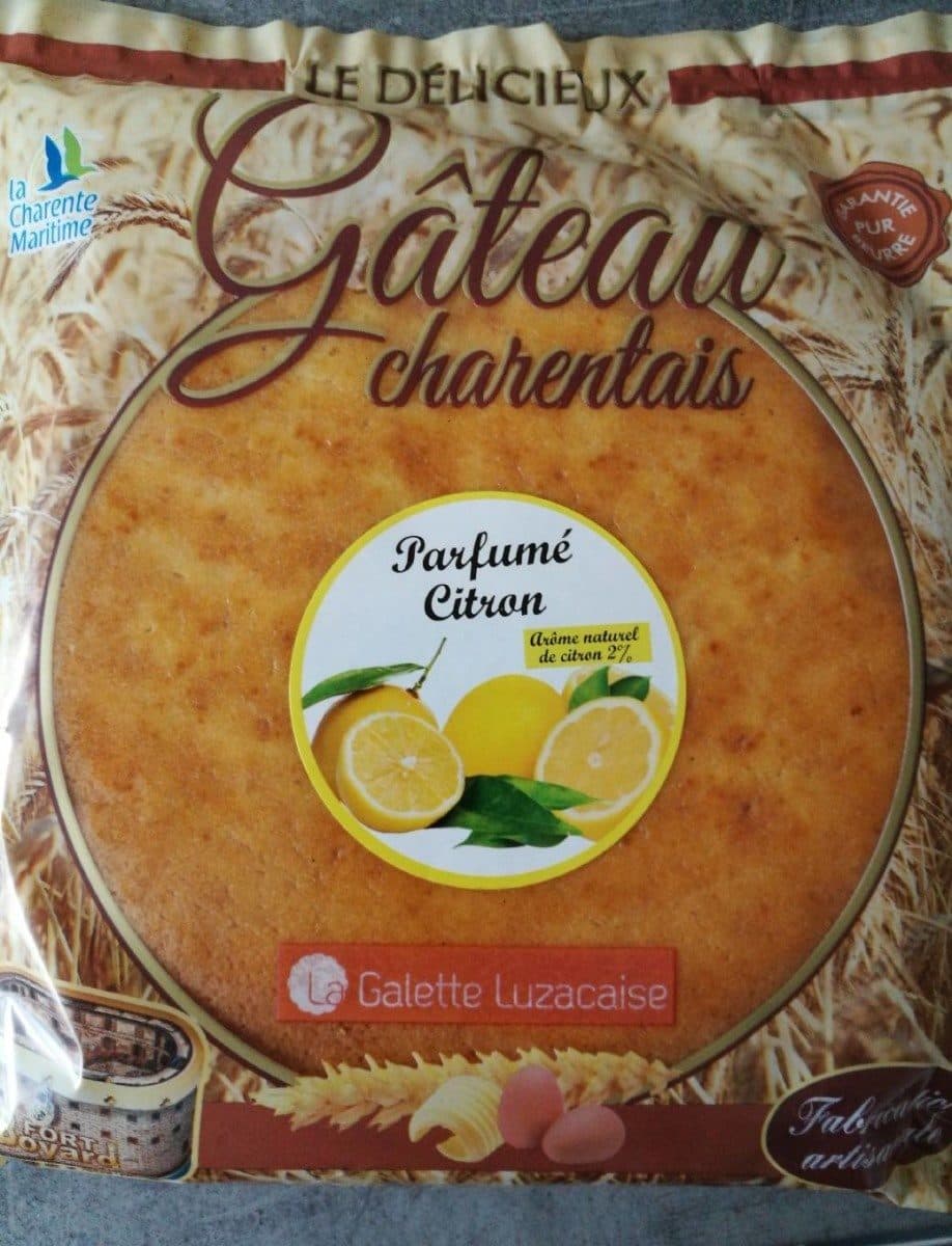 Open Food Facts Gâteau charentais parfumé citron packshot