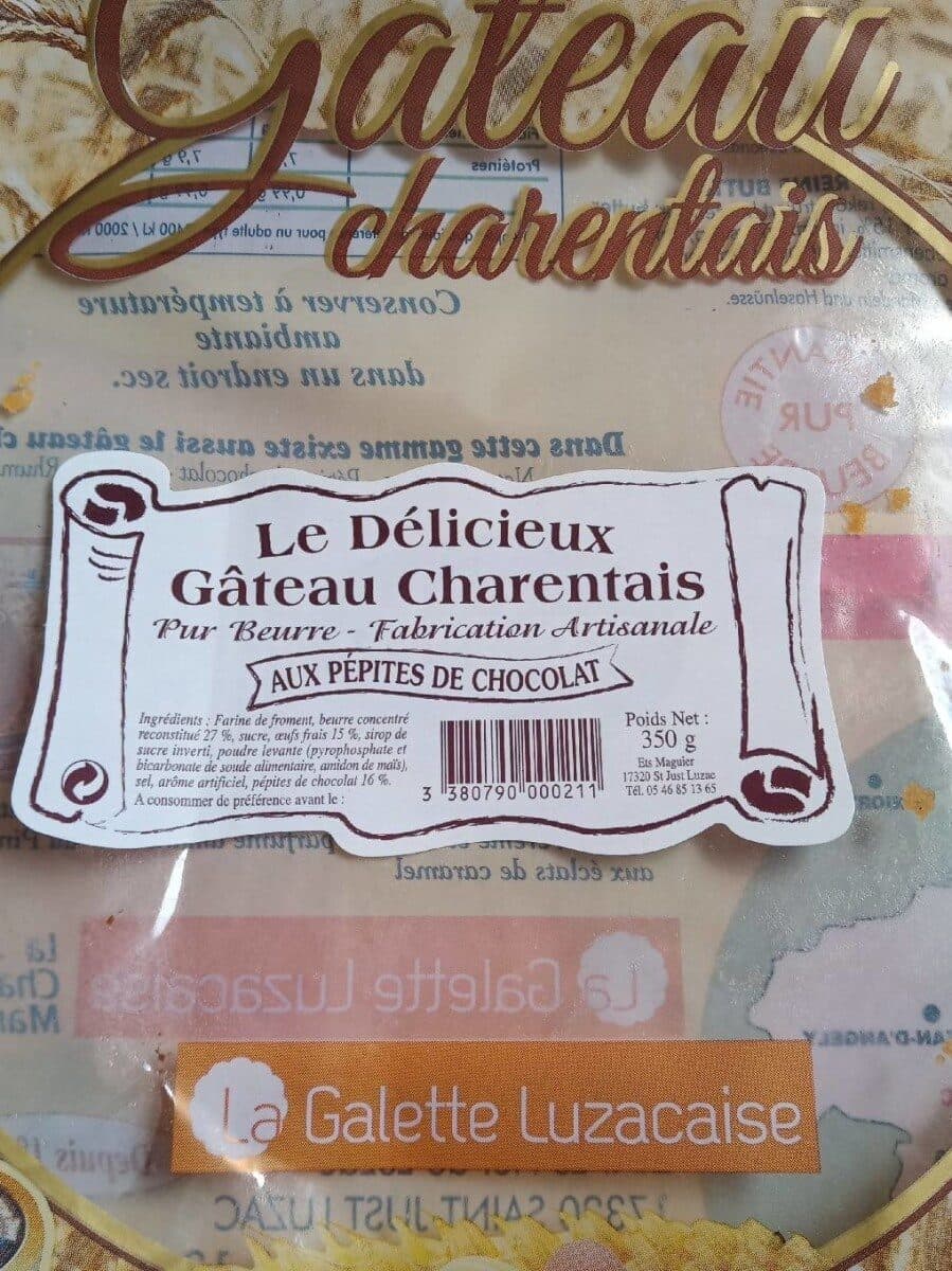 Open Food Facts Gâteau charentais aux pépites de chocolat packshot