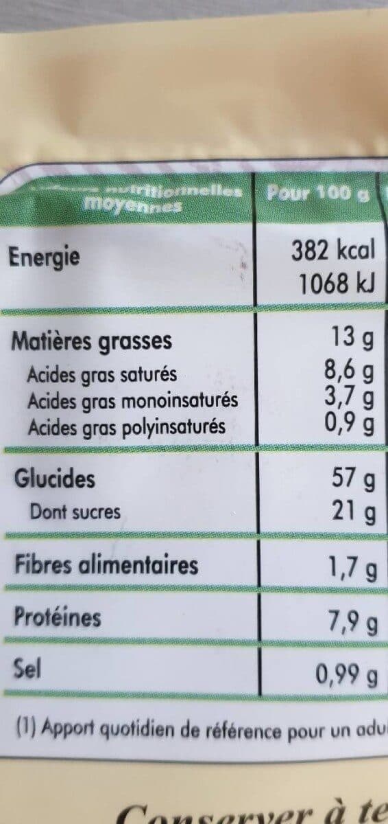 FORT BOYARD Galette charentaise aux pépites de chocolat packshot