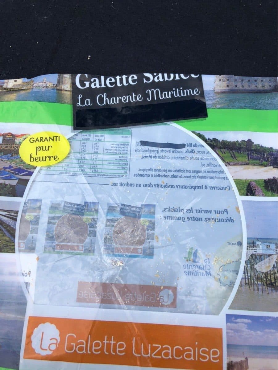 Open Food Facts Galette sable luzacaise packshot