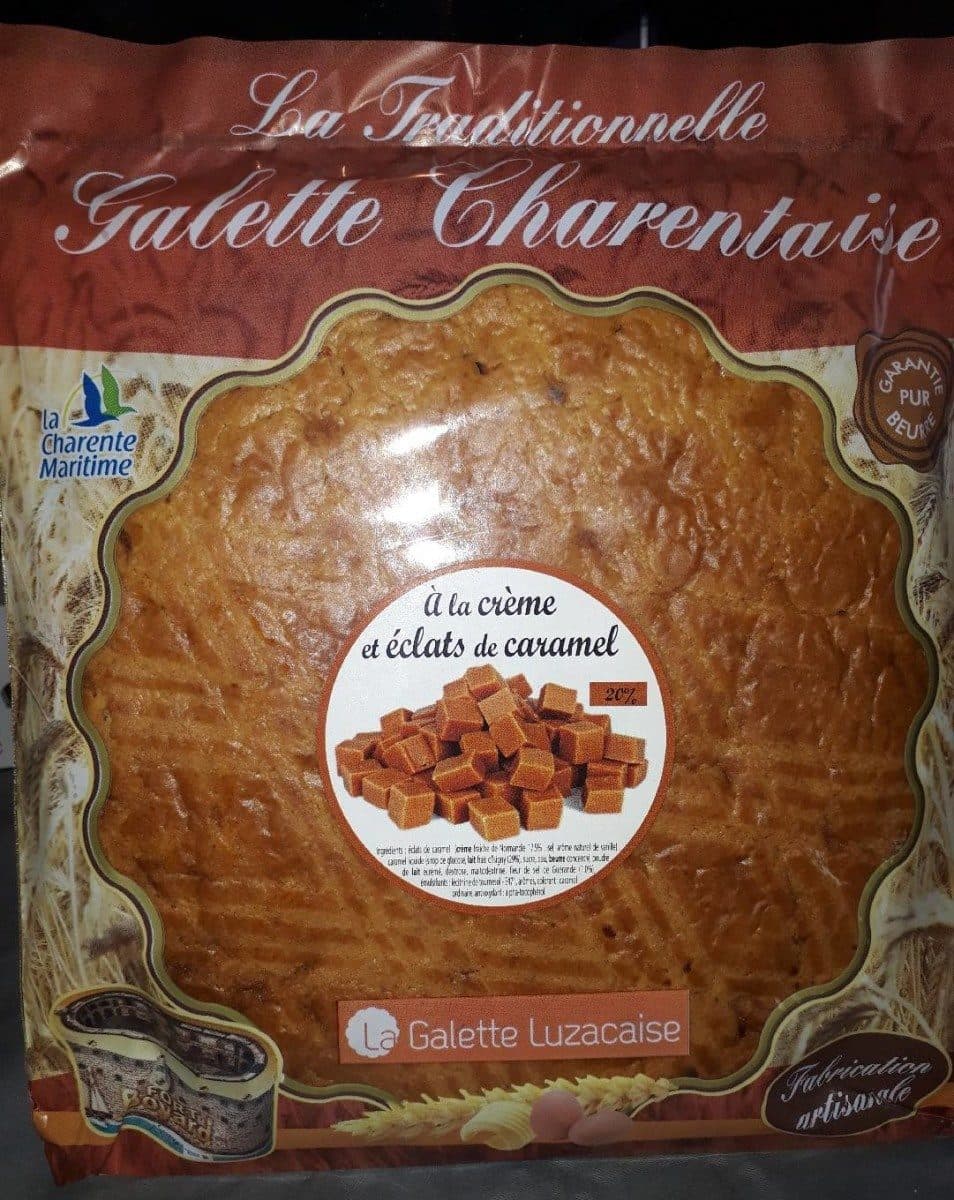 Open Food Facts Galette charentaise à la crème et éclats de caramel packshot