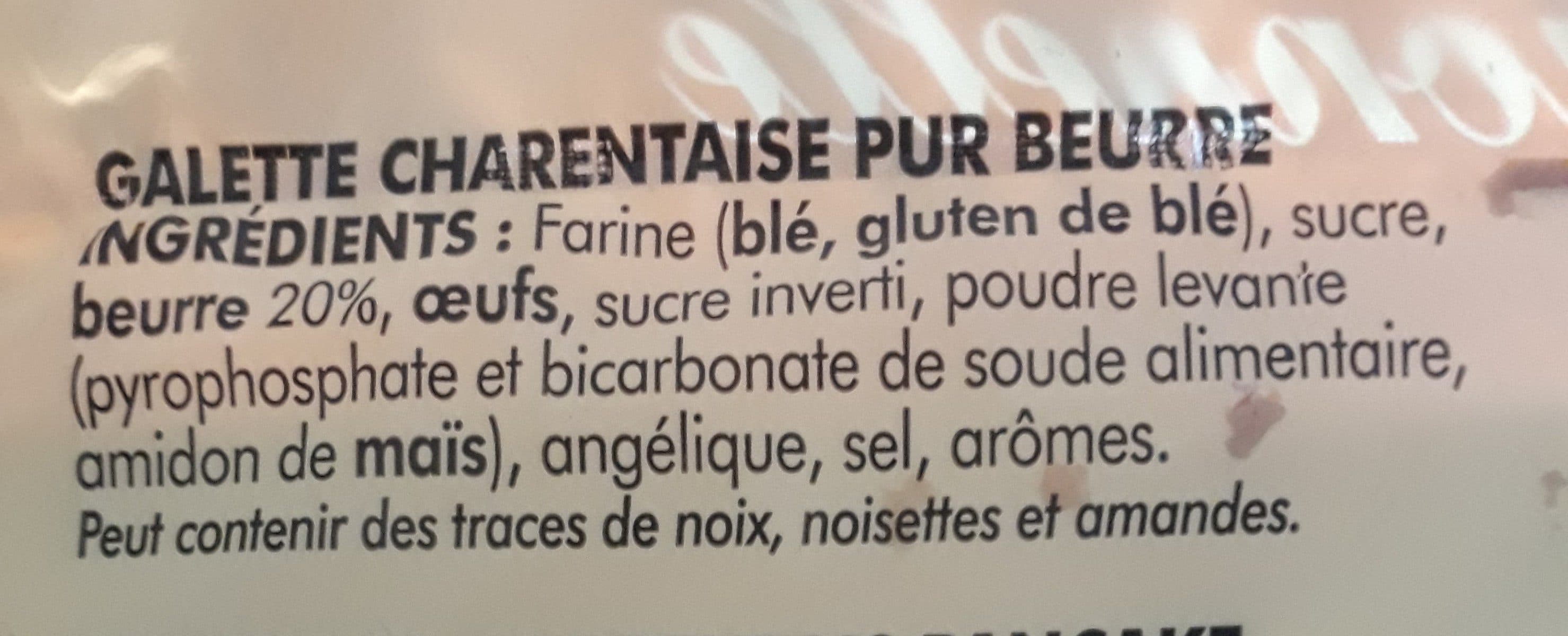 Open Food Facts Galette charentaise à la crème et éclats de caramel packshot
