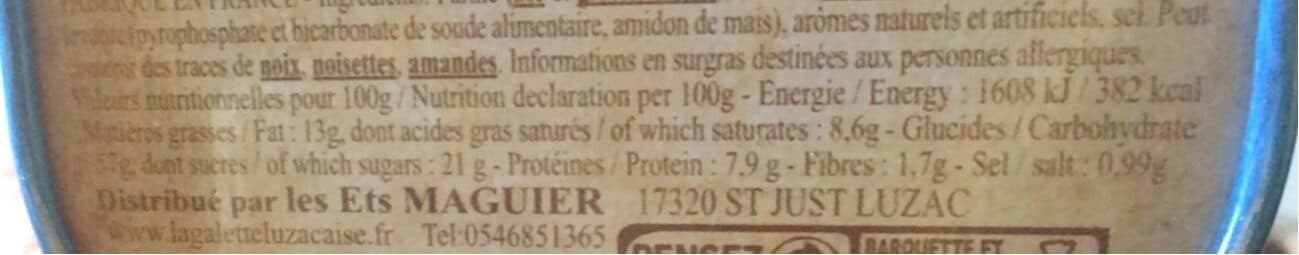 Open Food Facts Les tresors de charente maritimes packshot