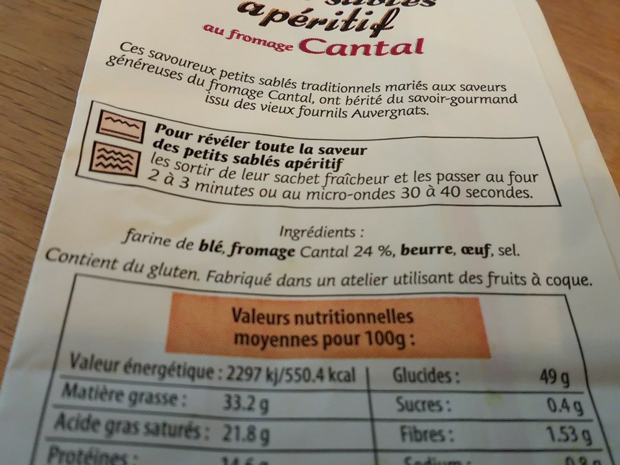 Apiflor Apiflor les croquants au fromage cantal packshot