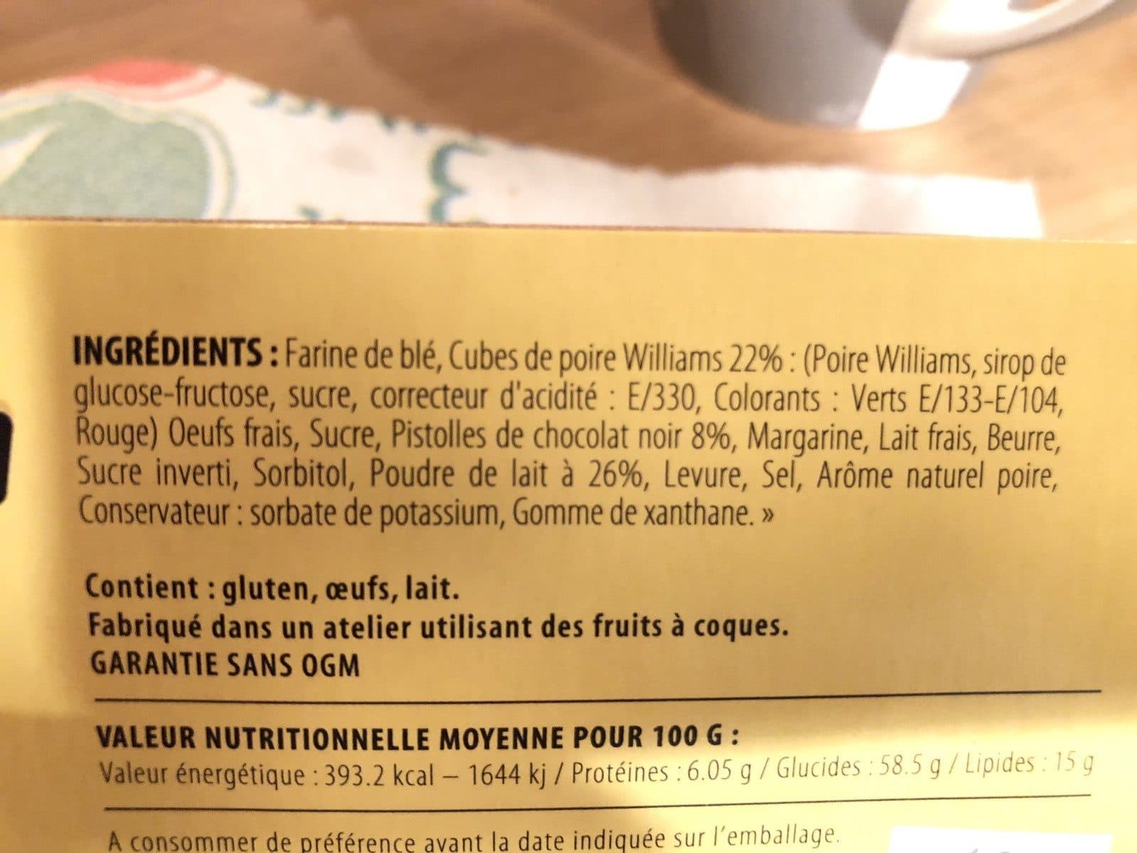 Apiflor Cake poire chocolat packshot