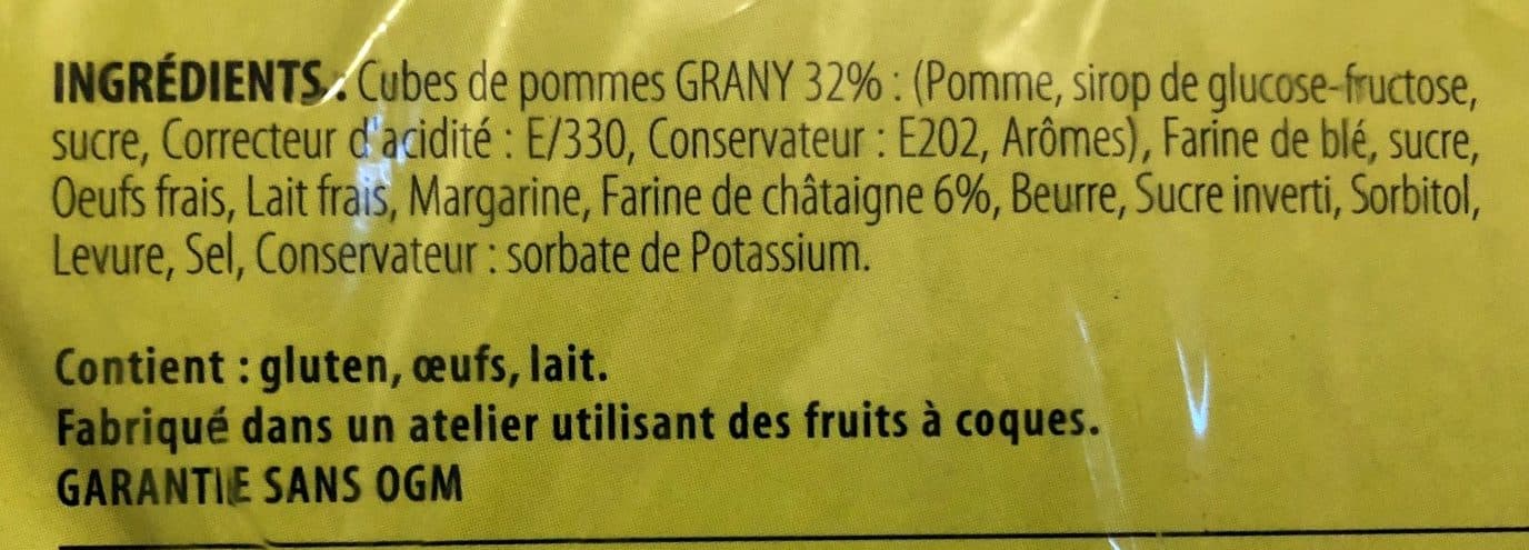 Apiflor Cake à la Farine de Châtaigne et aux Pommes packshot
