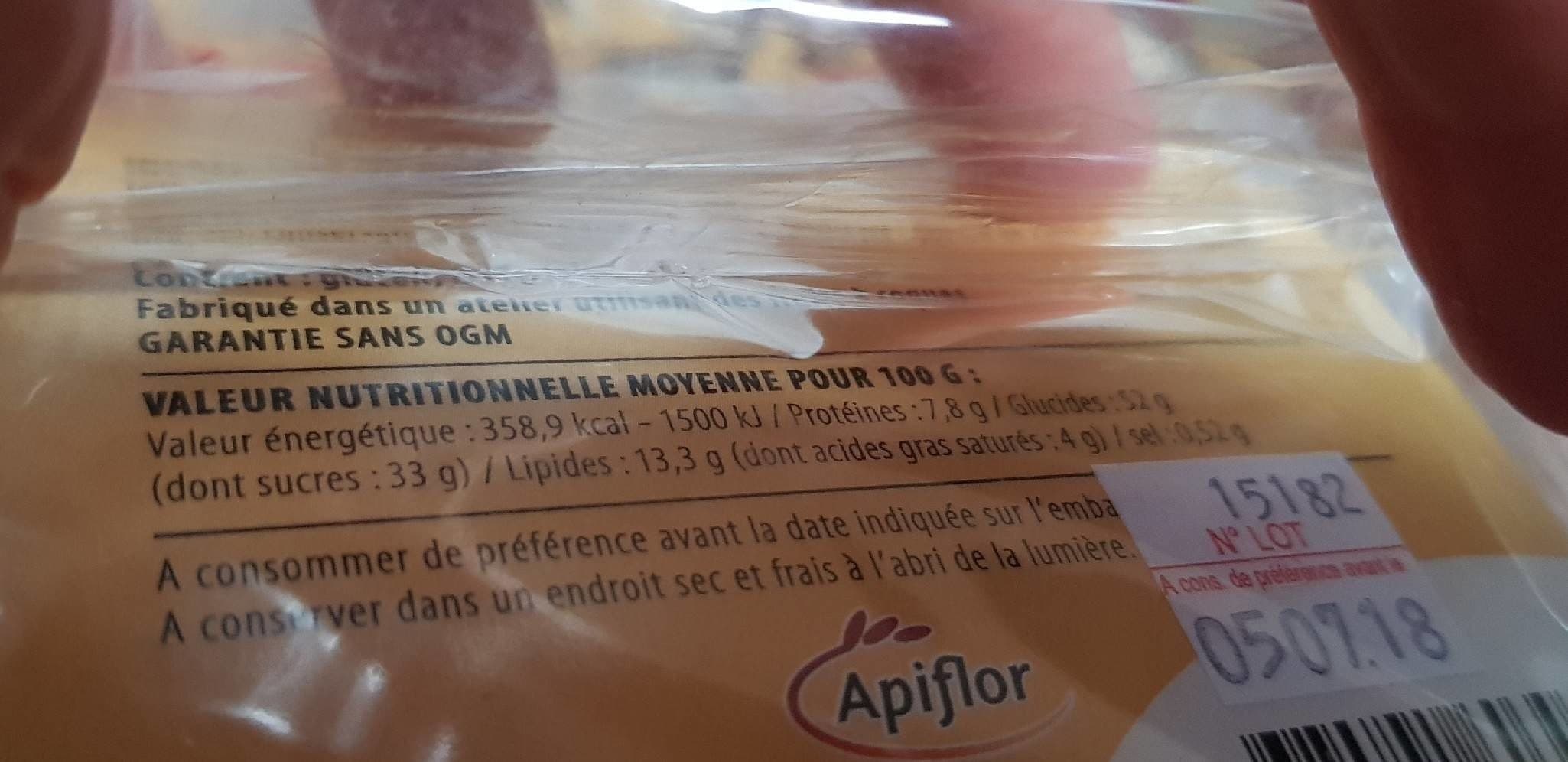 Apiflor Cake au miel et au noix packshot