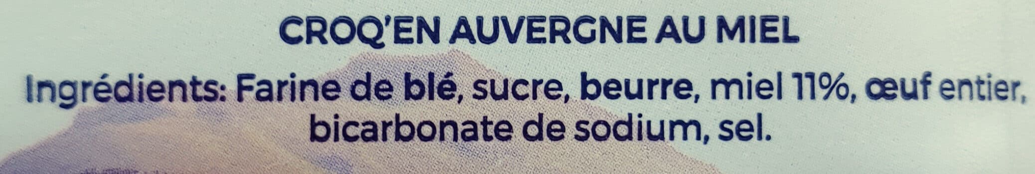 Apiflor Croq'en Auvergne au miel packshot