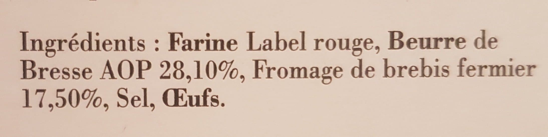 Open Food Facts Sablé des prés au fromage de brebis packshot