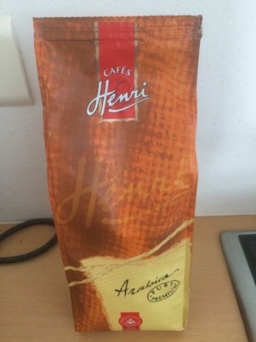 Open Food Facts Cafe moulu arabica pure premium HENRI packshot