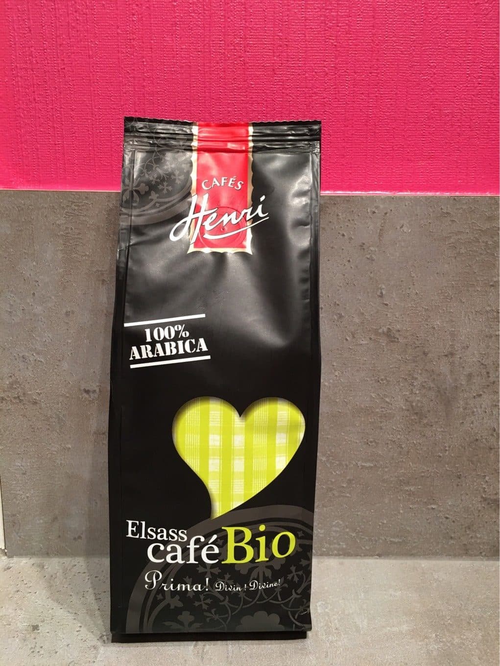 Café Henri Café Elsass Bio packshot