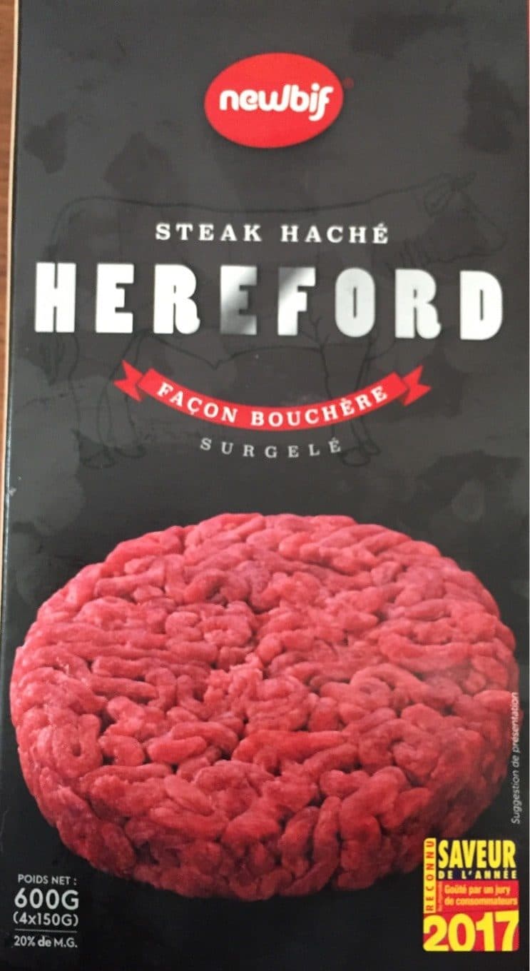 Newbif Steak Haché HEREFORD packshot