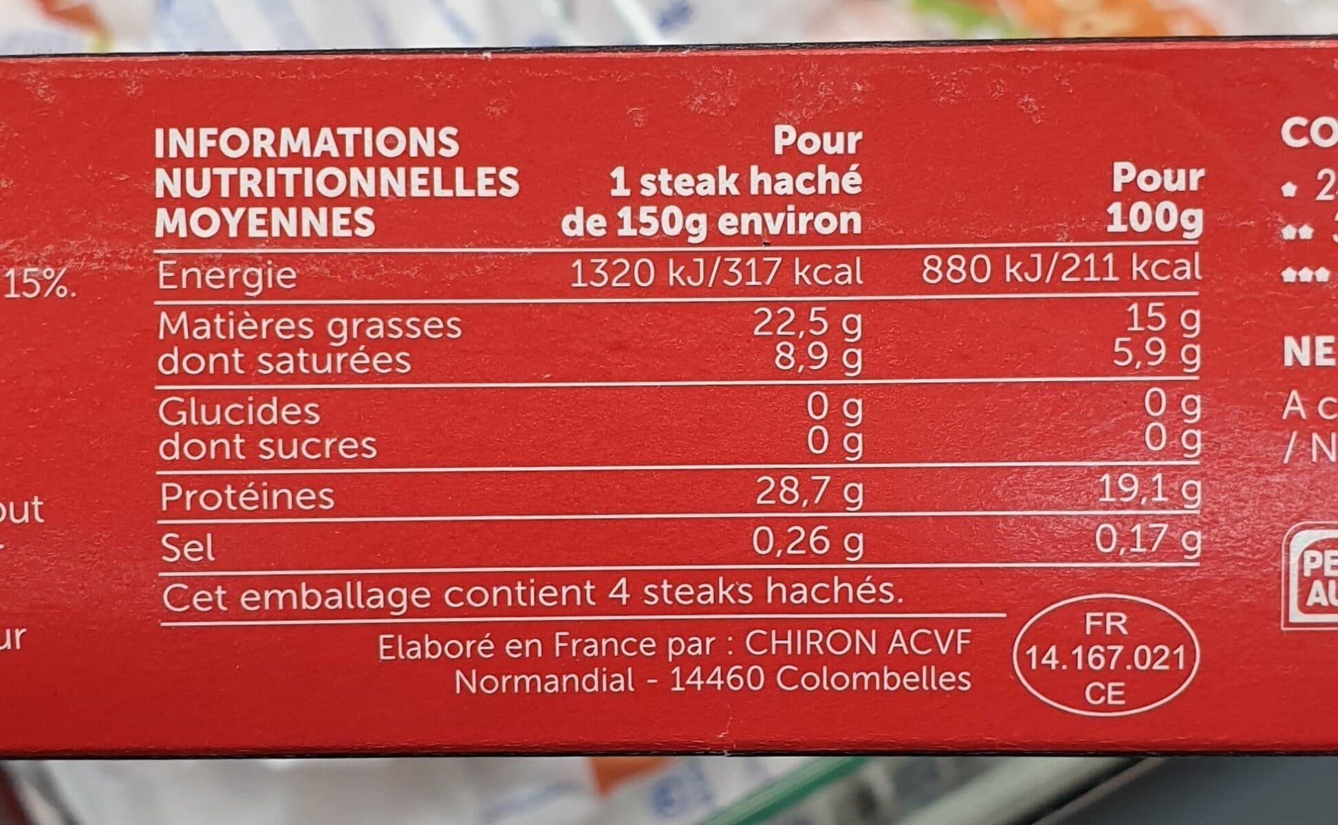 Newbif Steak hache limousine packshot
