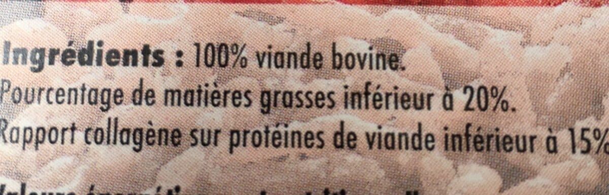 Chiron Haché 100% pur boeuf packshot