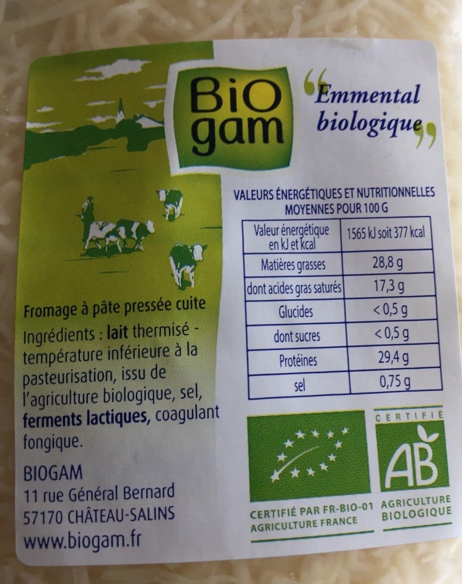 Open Food Facts Emmental packshot