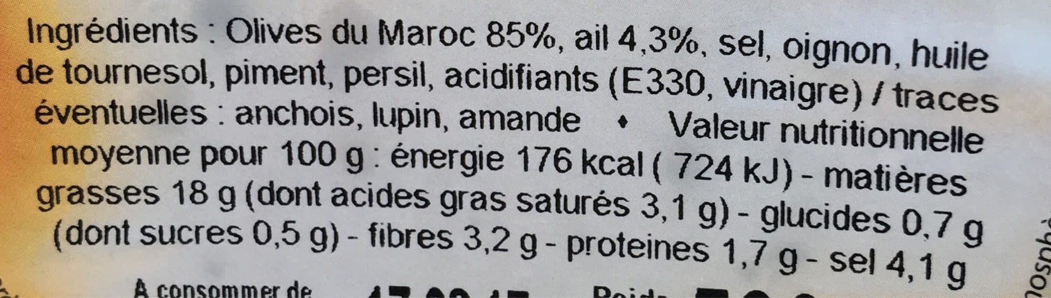 Tropic Apéro Tropic apéro olives a la gransoise sauce à l'ail packshot