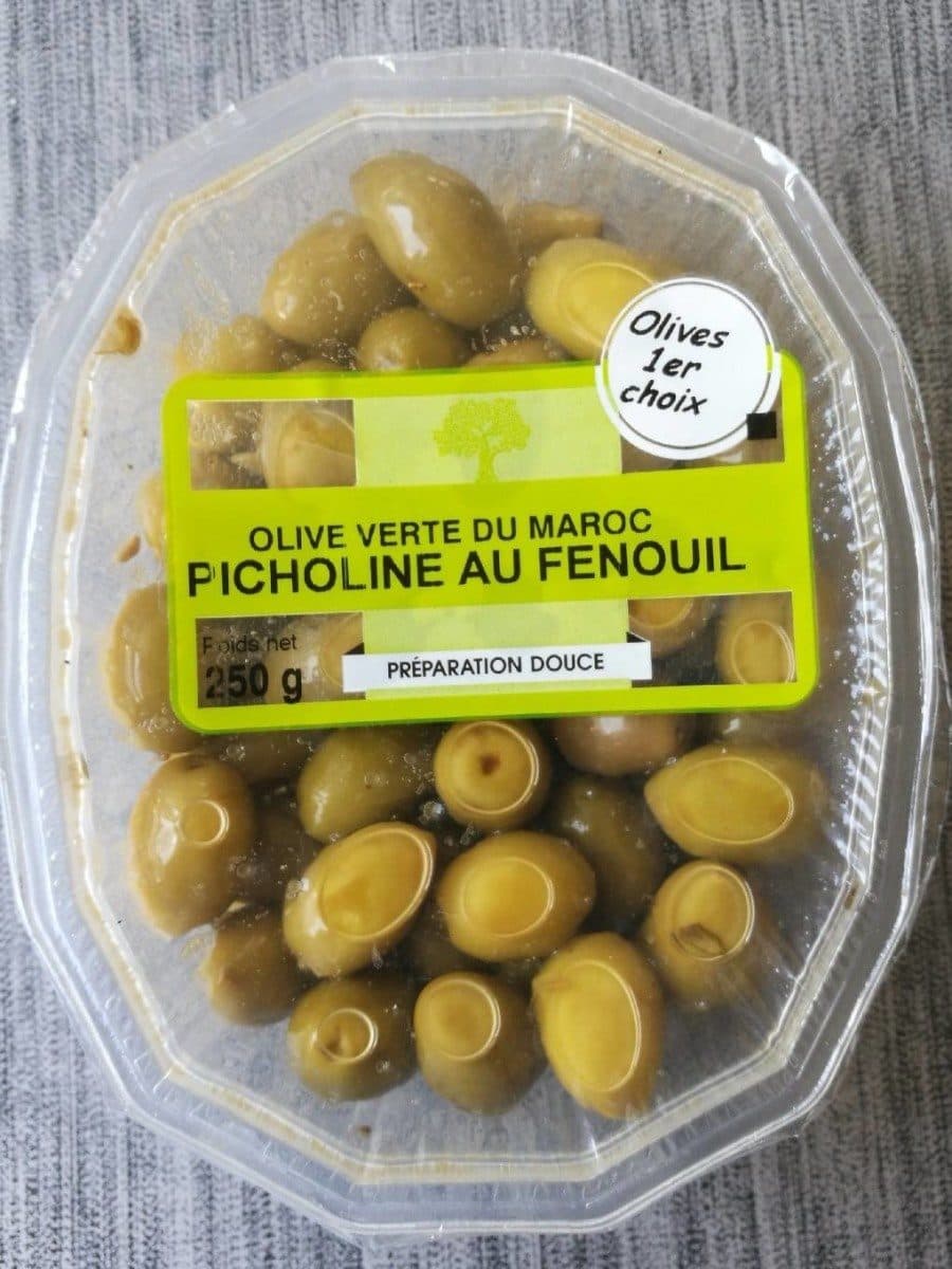 Open Food Facts Olive Verte du Maroc - Picholine au fenouil packshot