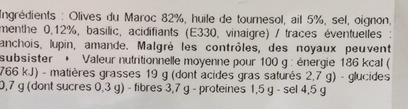 Tropic Apéro Olive Verte Dénoyautée à la Méditerranéenne packshot