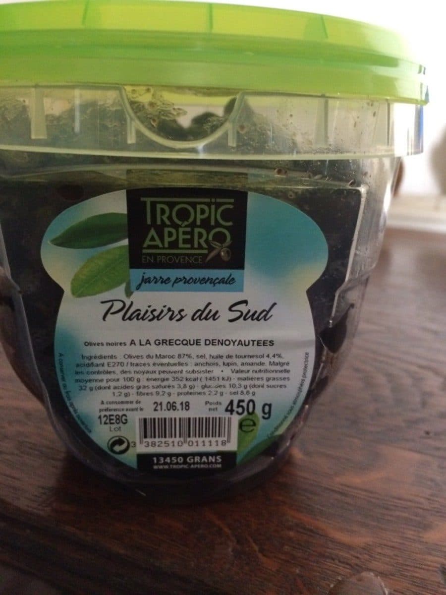 Open Food Facts Olives noires du Maroc packshot