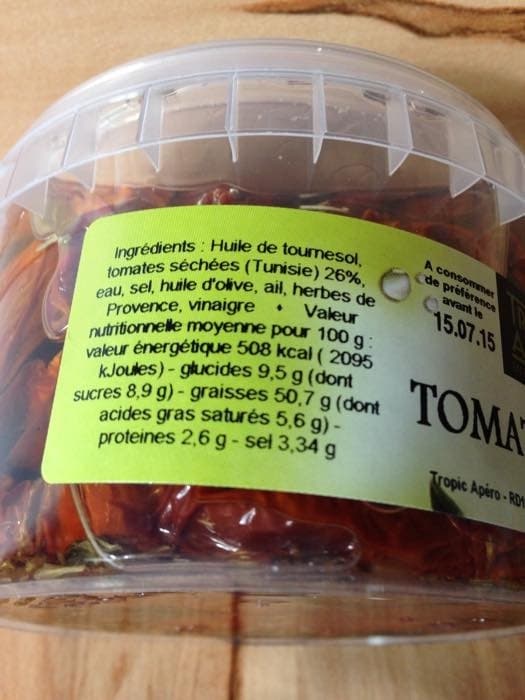 Tropic apero Tomates confites packshot