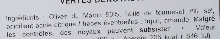 Tropic Apéro Olives vertes dénoyautées à l'huile de tournesol packshot