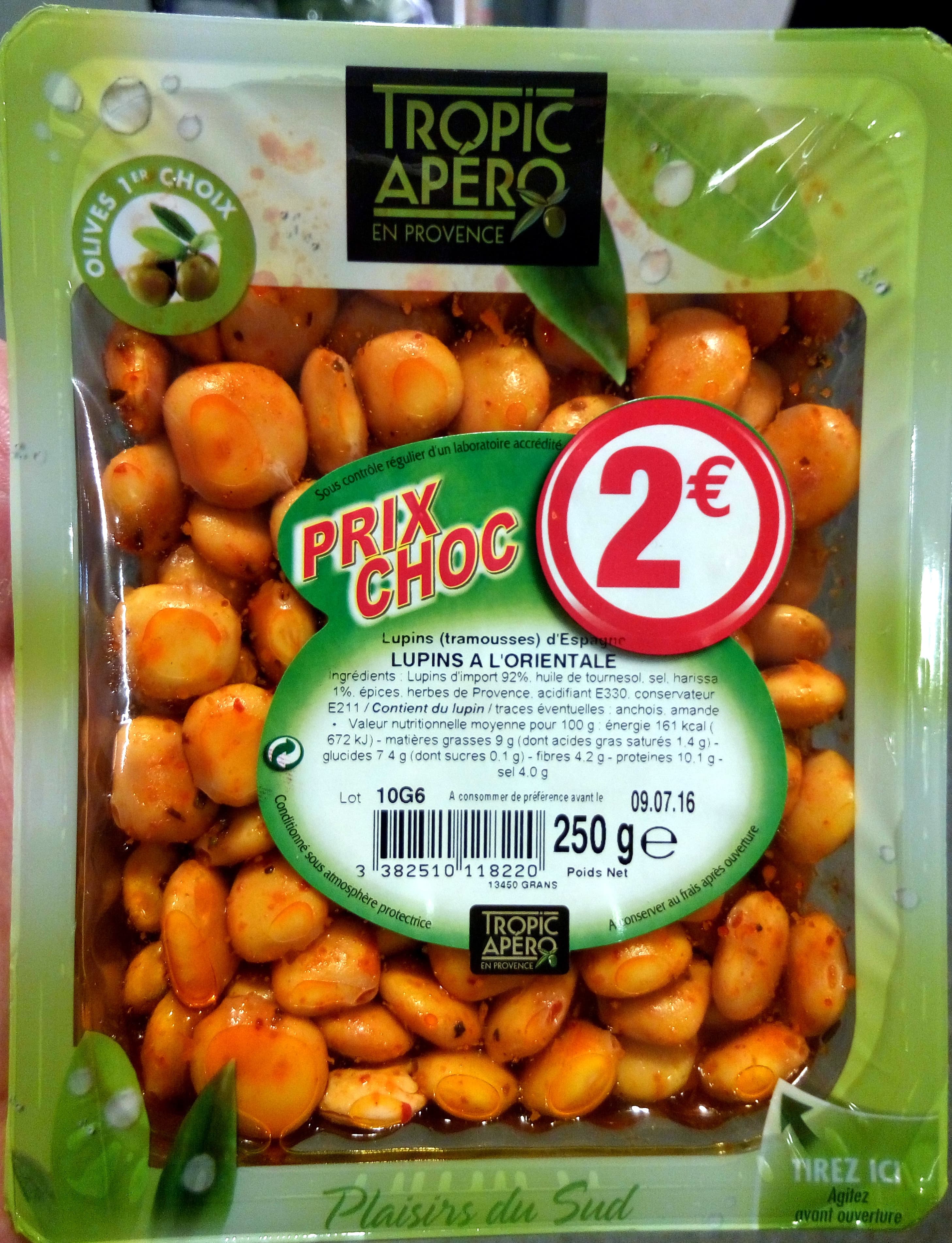 Tropic Apéro Lupins à l'orientale packshot