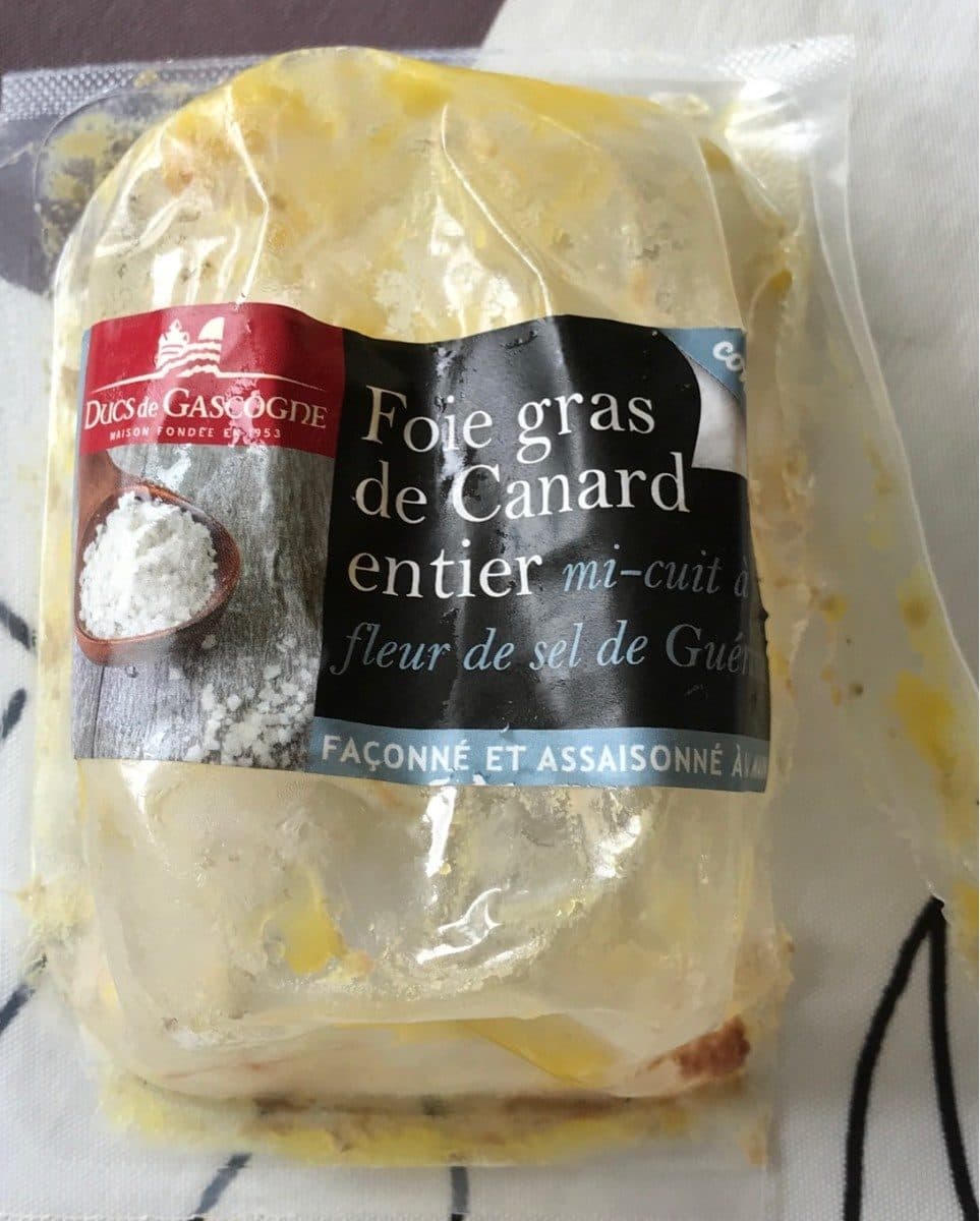 Ducs de Gascogne Foie gras de canard entier packshot