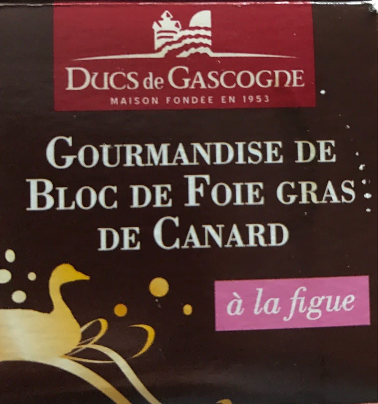 Ducs de Gascogne Gourmandise de Bloc de Foie gras de canard à la figue packshot