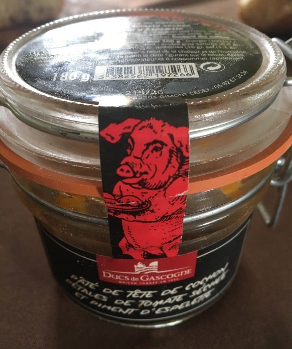Ducs de Gascogne Pâté de tête de cochon pétales de tomate séchée.. packshot