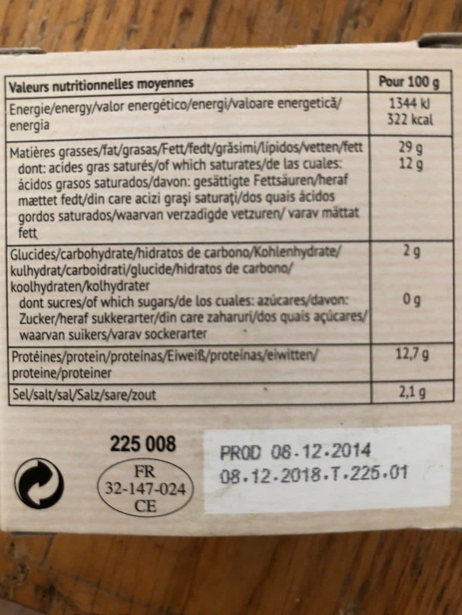 Jean de Veyrac Terrine pur canard aux olives packshot