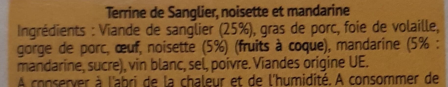Ducs De Gascogde Terrine de sanglier packshot