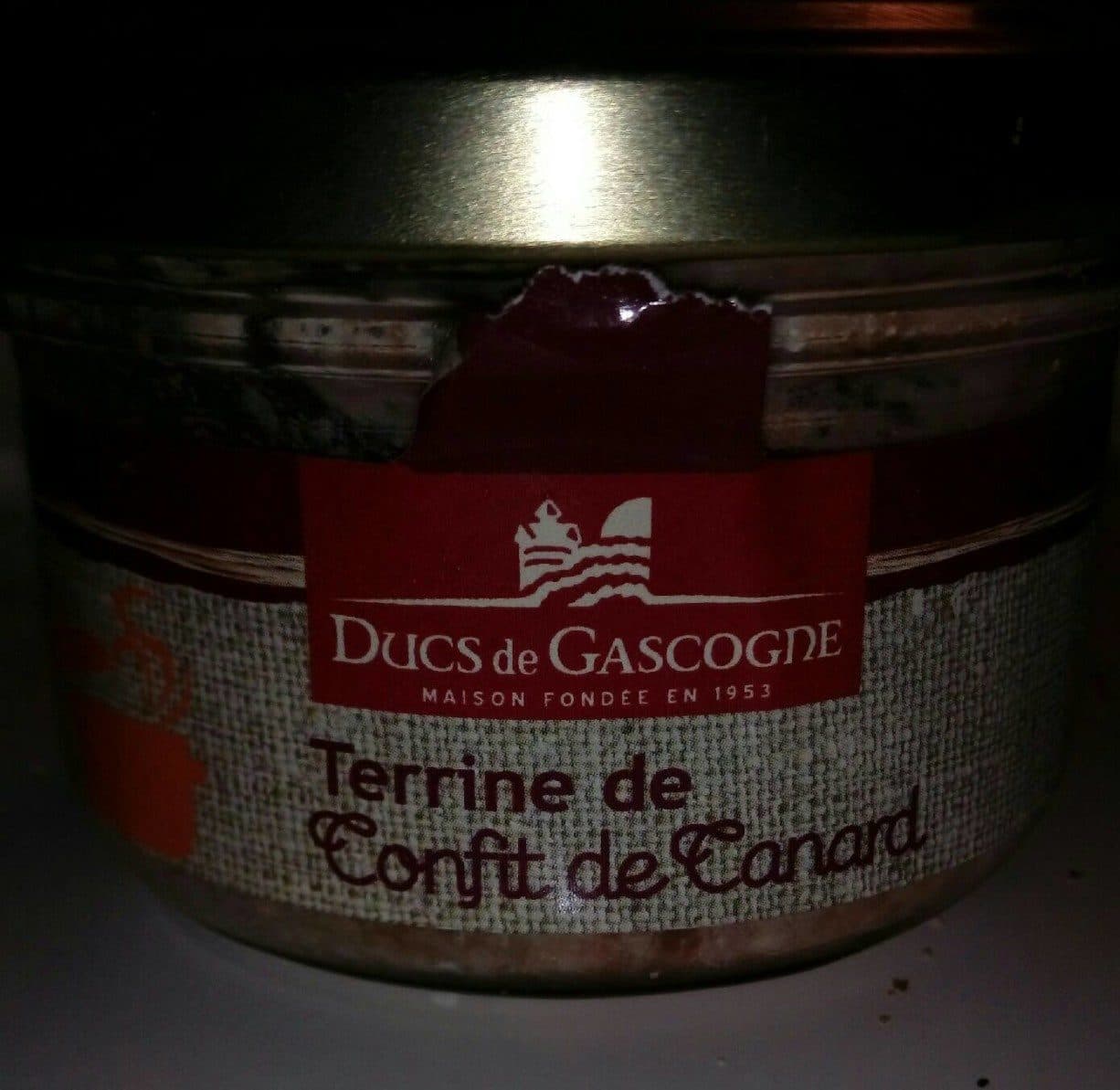 Ducs de Gascogne Terrine de confit de canard packshot