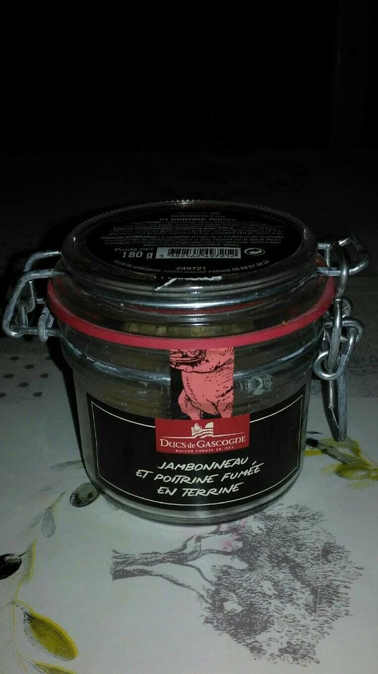 Ducs De Gascogne Terrine de jambonneau et poitrine fumée packshot