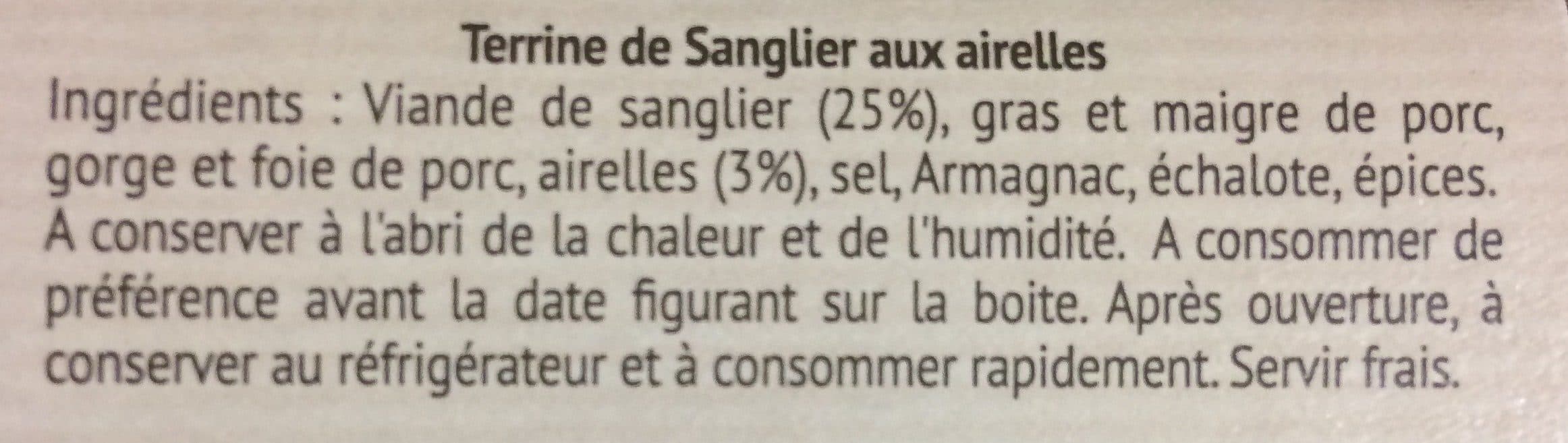 Jean de Veyrac terrine de sanglier aux airelles packshot