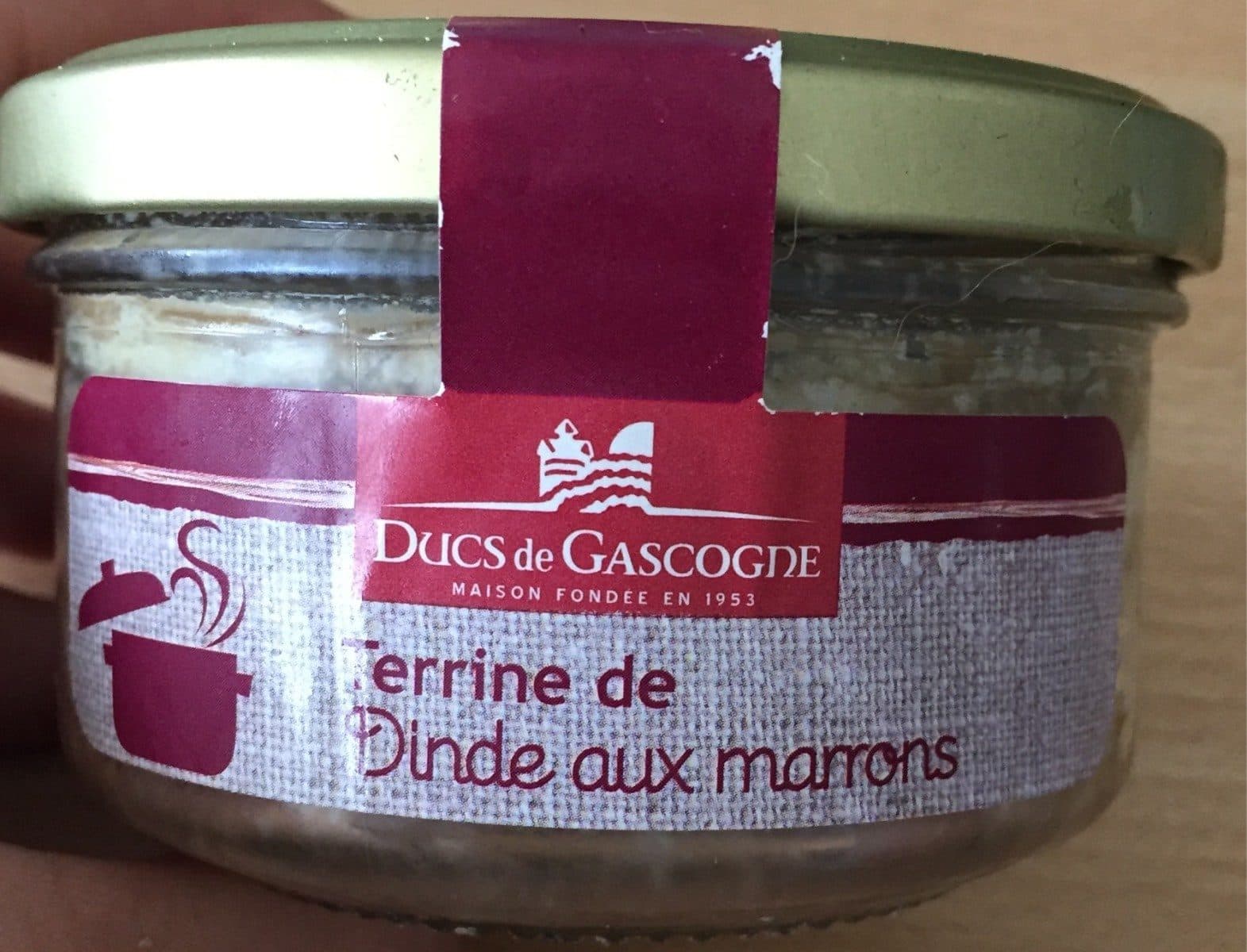 Ducs de Gascogne Terrine de dinde aux marrons packshot