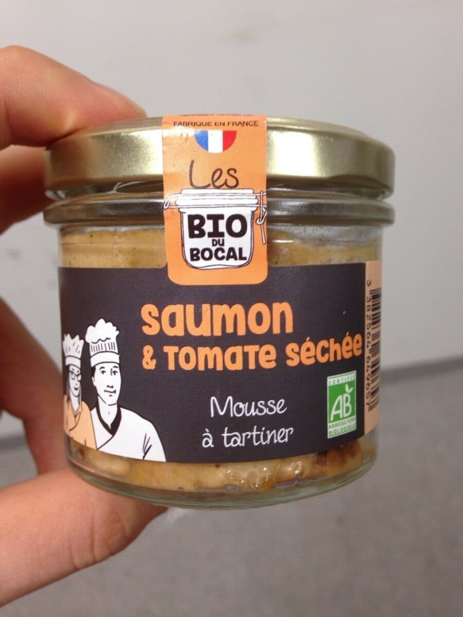 Open Food Facts Mousse a tartiner Saumon et tomates séchée packshot