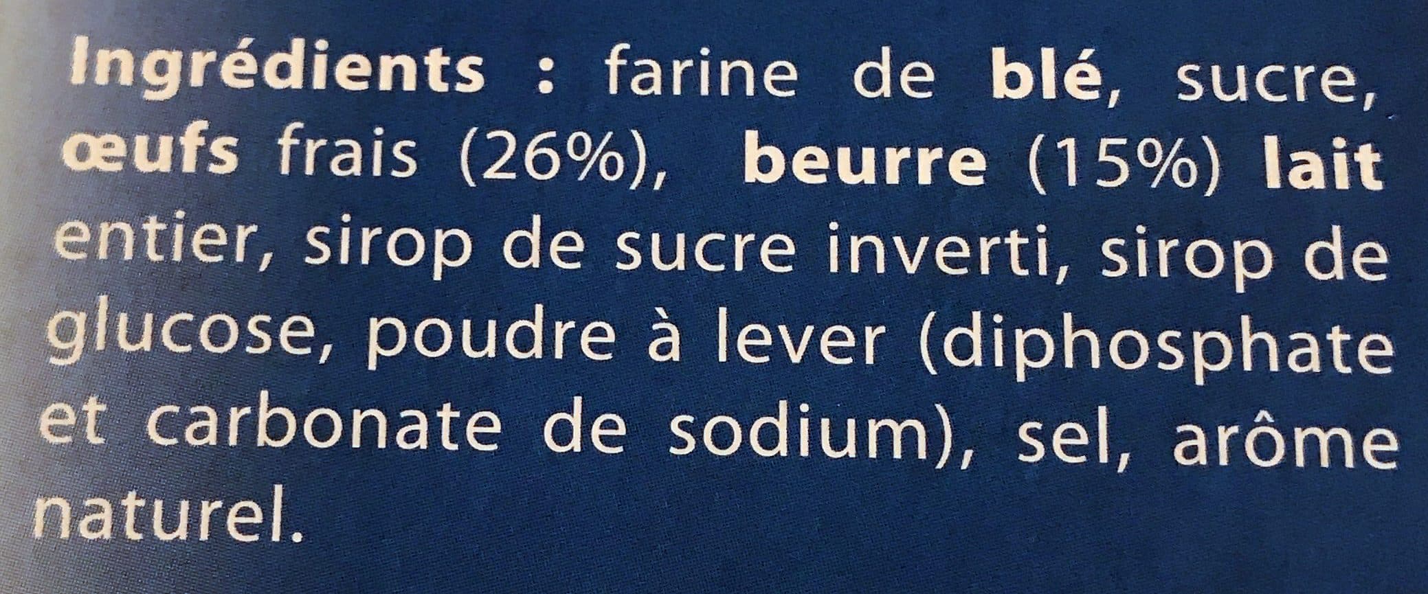 Biscuiterie Chenel Madeleines de Liverdun packshot