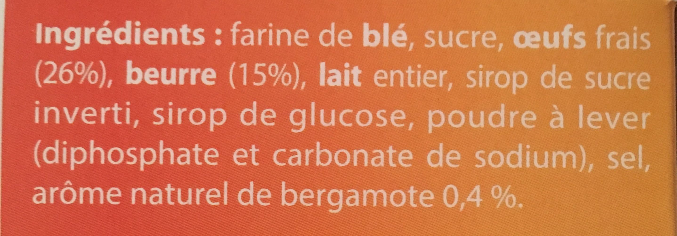 Biscuiterie Chenel Madeleines de Liverdun Bergamote packshot