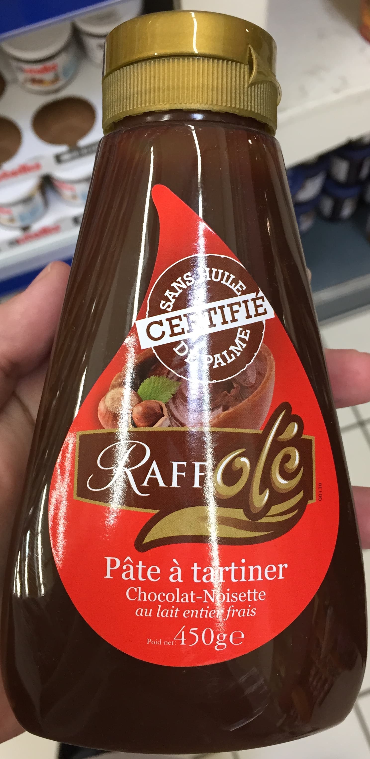 Raffolé Pâte à tartiner Chocolat-Noisette au lait entier frais packshot