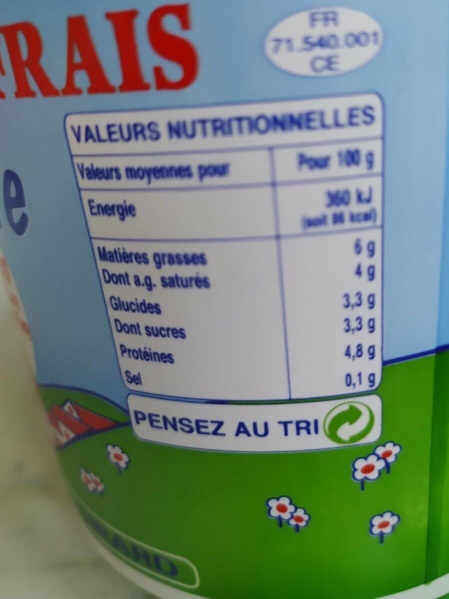 Froamgerie Maurice Girard Fromage blanc faisselle packshot