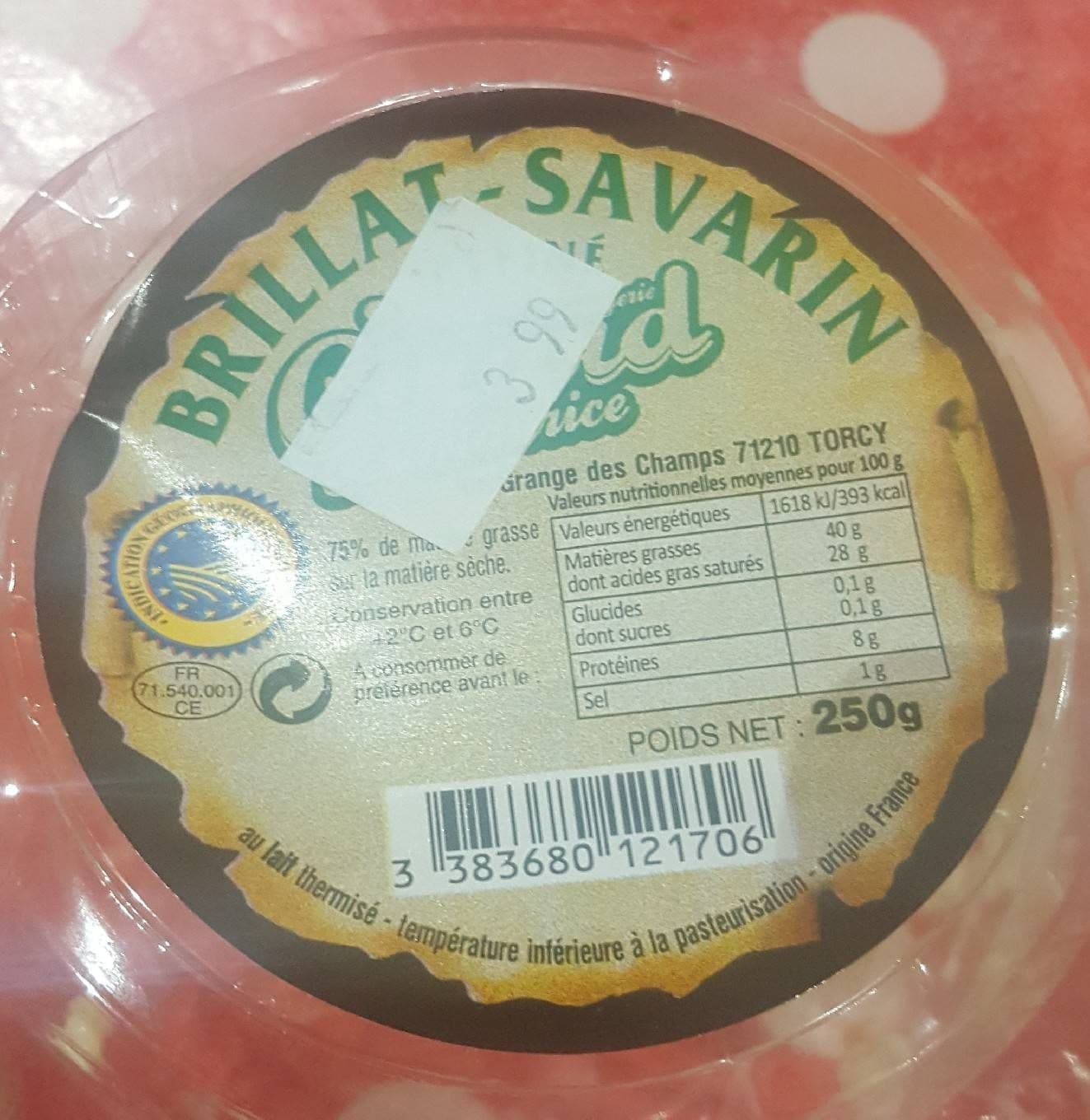 Girard Brillat-Savarin packshot