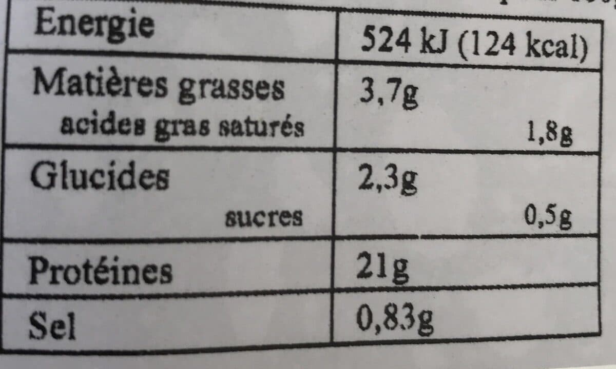 Open Food Facts Curry vert de filet de volaille noix de coco packshot