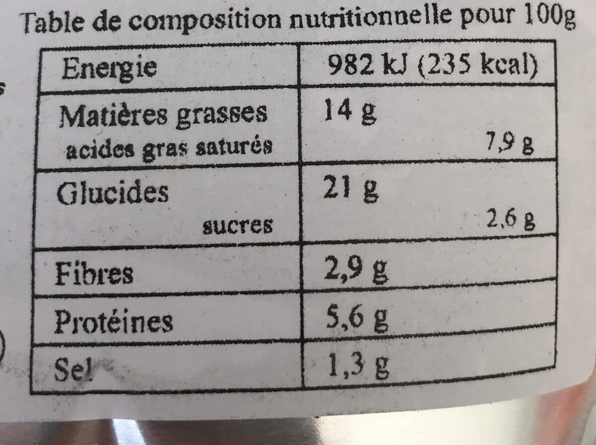 Open Food Facts Risotto de quinoa d'Anjou aux échalotes packshot