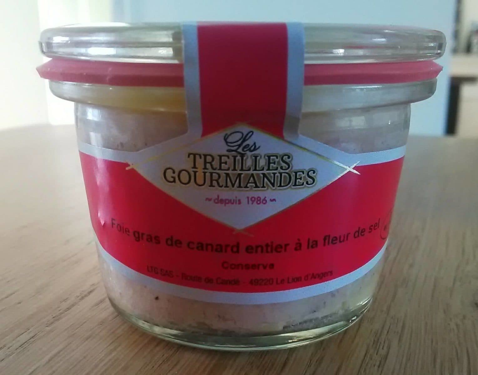 Les Treilles Gourmandes Foie gras de canard entier à la fleur de sel packshot