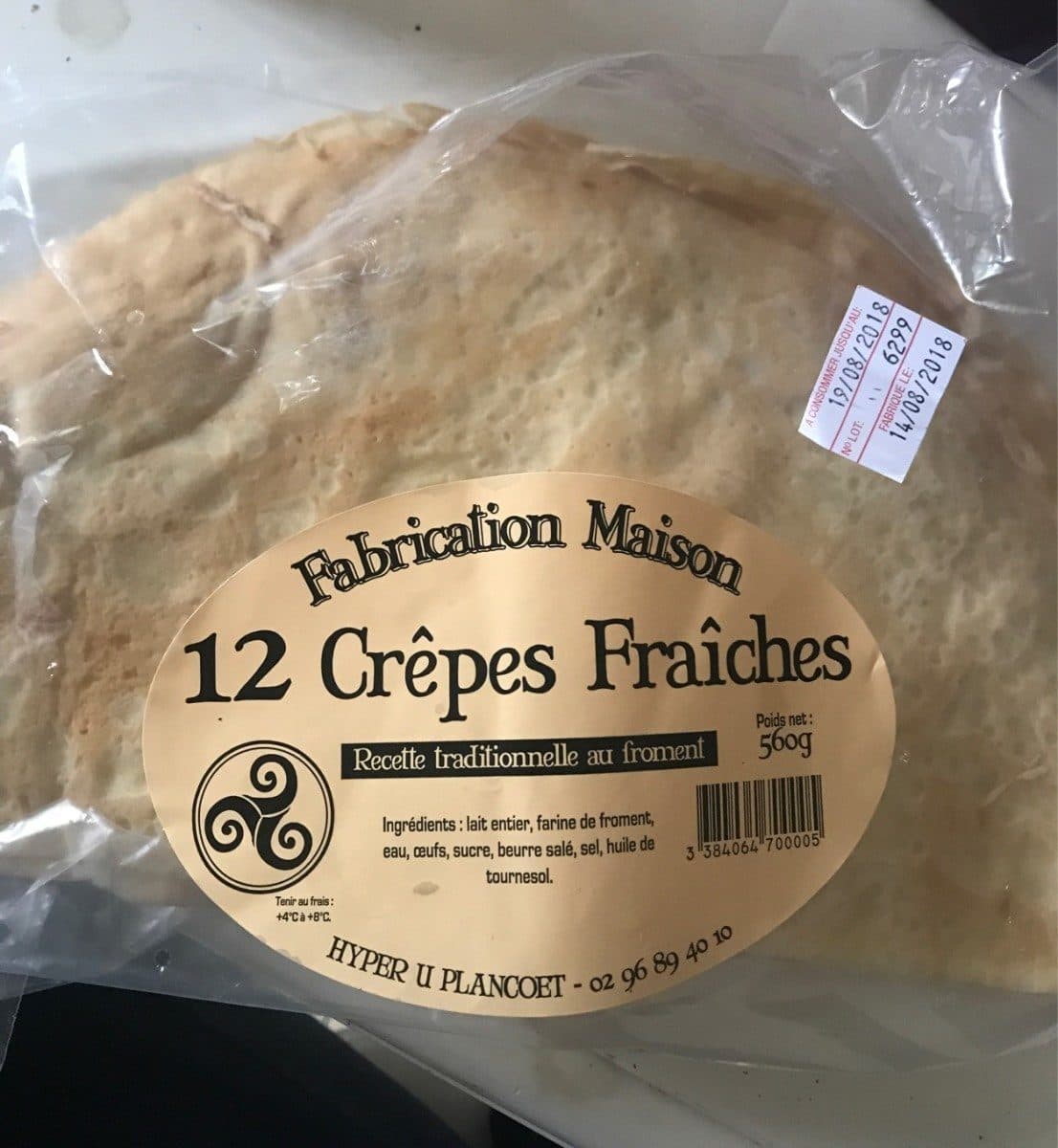 U 12 Crêpes Fraîches Maison packshot