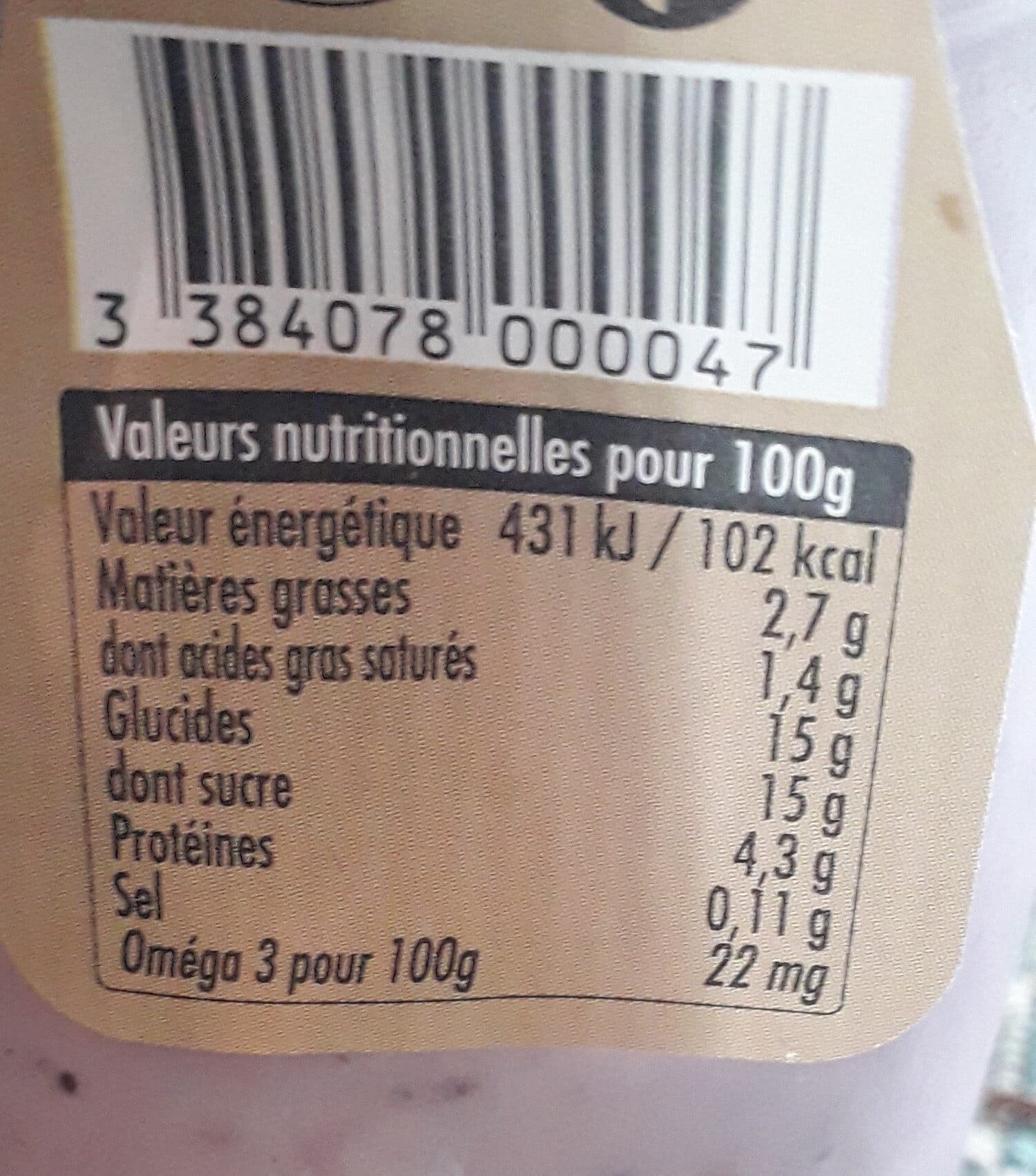 Open Food Facts Yaourt Myrtille packshot
