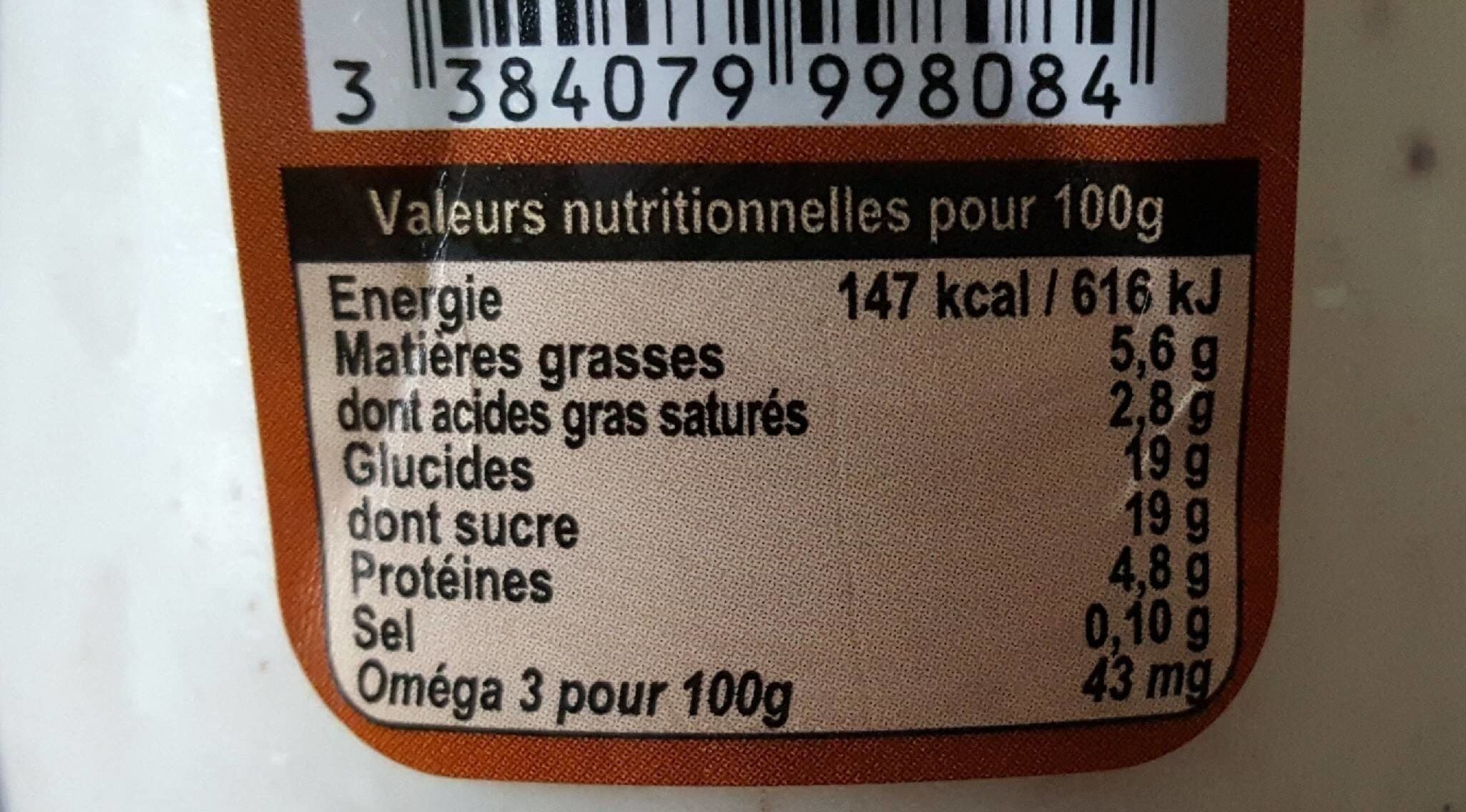 La Ferme du Manège Yaourt Noisette packshot