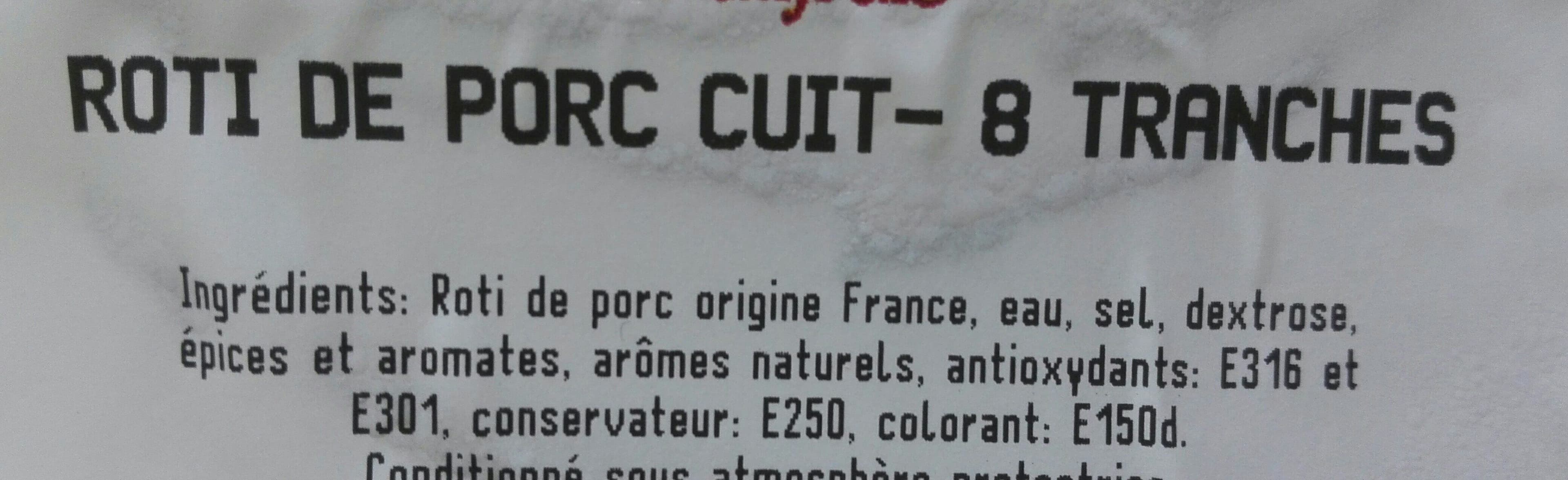 Open Food Facts Roti de porc cuit packshot